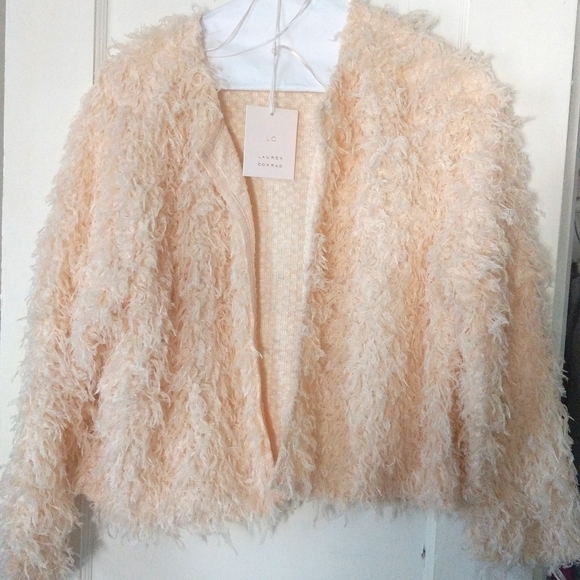 LC Lauren Conrad Jackets & Blazers - Lauren Conrad Peach Desert Feather Jacket